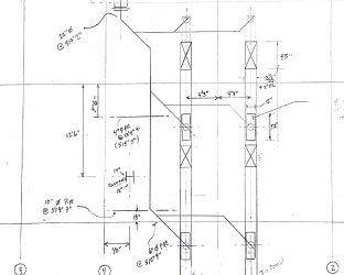 Field Sketch Field sketch of a ventilation system